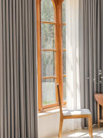 Cortinas De Bloqueo De Luz Negras Para Dormitorio Y Sala De Estar 1 Panel Terciopelo Moderno Impermeable Y Aislante Termo - details 5
