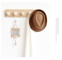 Perchero de pared Creative de Madera, Modern, sencillo y nórdico, decoración de entrada, Cinco - details 4