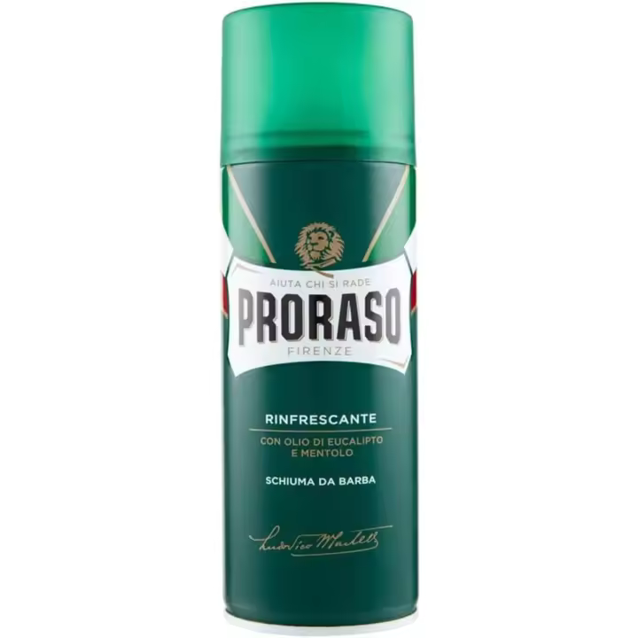 Proraso 6 unidades de espuma de afeitar Proraso Green Shaving Foam, 400 ml - 1