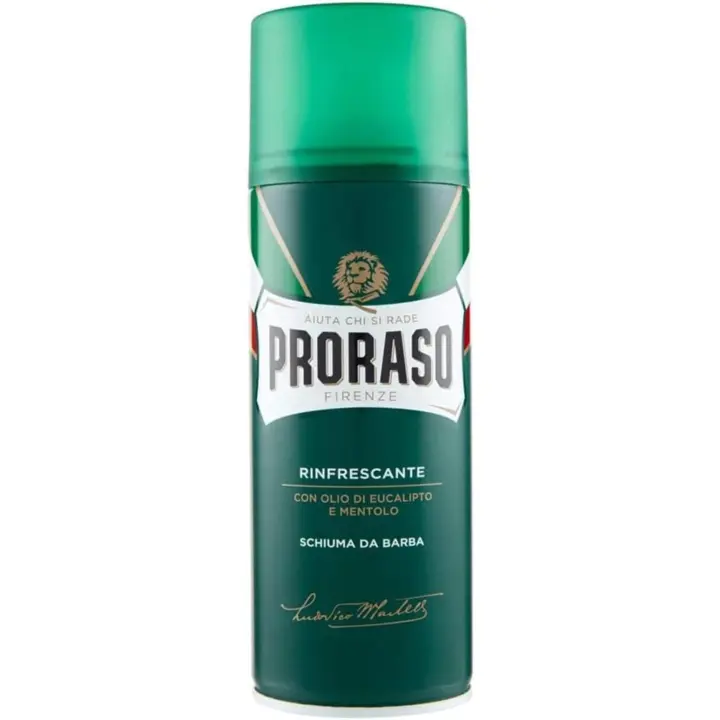 Proraso 6 unidades de espuma de afeitar Proraso Green Shaving Foam, 400 ml - 1