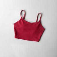 Sudadera Deportiva Transpirable Para Mujer Top De Fitness Push up Con Almohadillas Fijas Ropa De Yoga Vestido De Correr Material Nylon Spandex - details 19