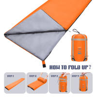 Saco De Dormir LIXADA 190*75cm Tipo Envelope Para Adultos Ultraligero Para Camping Playa Viajes Primavera Otoño Tamaño 75x190cm - details 15