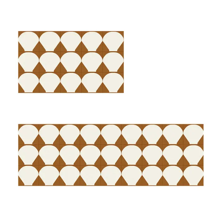 Alfombra de cocina, antideslizante, felpudo súper absorbente, para entrada, sala de estar, fregadero de cocina, lavandería de oficina 45*150CM - 1