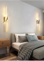 Luz De Pared LED Moderna Minimalista En Negro Iluminación Interior Elegante Para Sala De Estar Dormitorio Pasillo Decoración De Luces Verticales Sencillas Y Elegantes - details 7