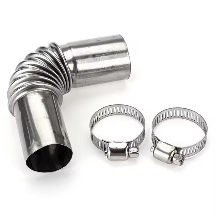 Conector De Tubo De Elbow De 25 Mm Para Calentador De Diesel Webasto Con Tornillos Y Abrazaderas Para Exhalar El Aire Y El Diesel - 1