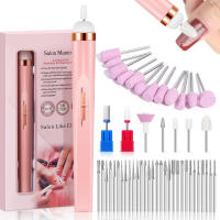 Kit De Uñas Eléctrico YIKOOLIN Recargable Y Sin Cable Con 4 Velocidades Trimmer De Cutícula Portátil Para Manicura Y Pedicura - details 0
