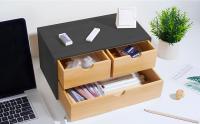 STARLEY-Organizador Escritorio Bambu 33.5 x 24 x16CM - details 1