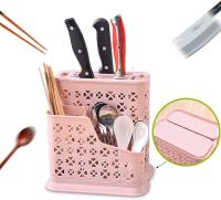 Cubertería de plástico para utensilios de cocina Rosa - details 0