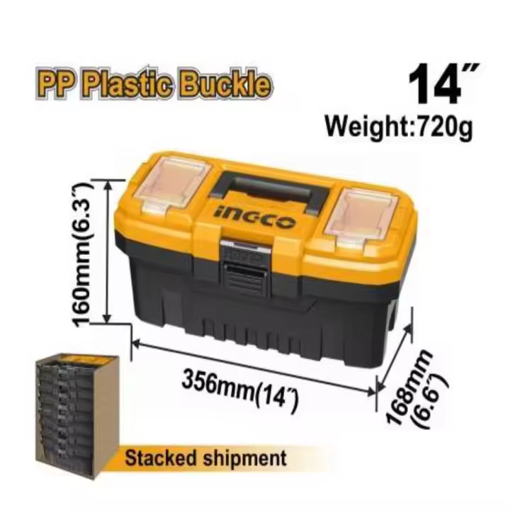 CAJA DE HERRAMIENTAS 14" 720gr INGCO PBX1401 - 1
