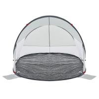 vidaXL Tienda de playa pop-up impermeable gris - details 3