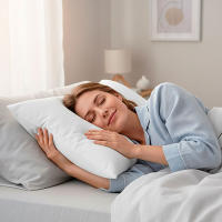 Almohada Fibra y Viscoelástica Aloe Vera - Memory Foam, Termorreguladora e Hipoalergénica - Firmeza Media - FusionHome - details 2