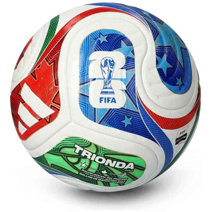 Adidas soccer ball model fifa world cup 26 trionda pro ball for men and women in white