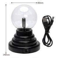 Lámpara De Mesa LED De 3 Pulgadas Con Plasma Mágico Control Táctil Luz Nocturna Para Decoración De Habitaciones Regalos Para Niños - details 14