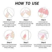 Adhesivos para uñas de gel UV, adhesivos para uñas de fototerapia semicurados semicurados de color sólido, adhesivos de gel de estilo simple totalmente impermeables y duraderos - details 7