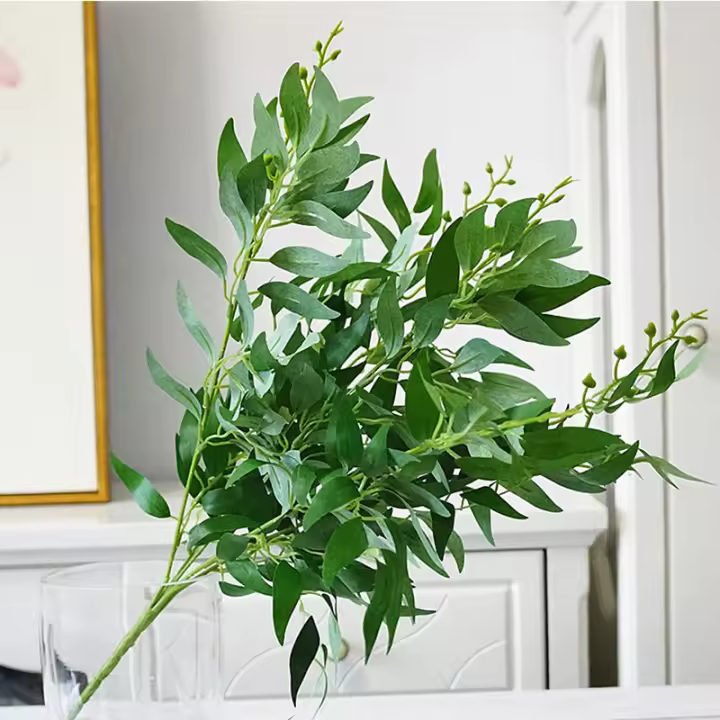 Arbusto Artificial De Sombra Verde Para Decoración De Navidad Y Bodas Falsa Víbora De Jungle Faux Foliage Vine Para Hogar Y Fiestas - 1