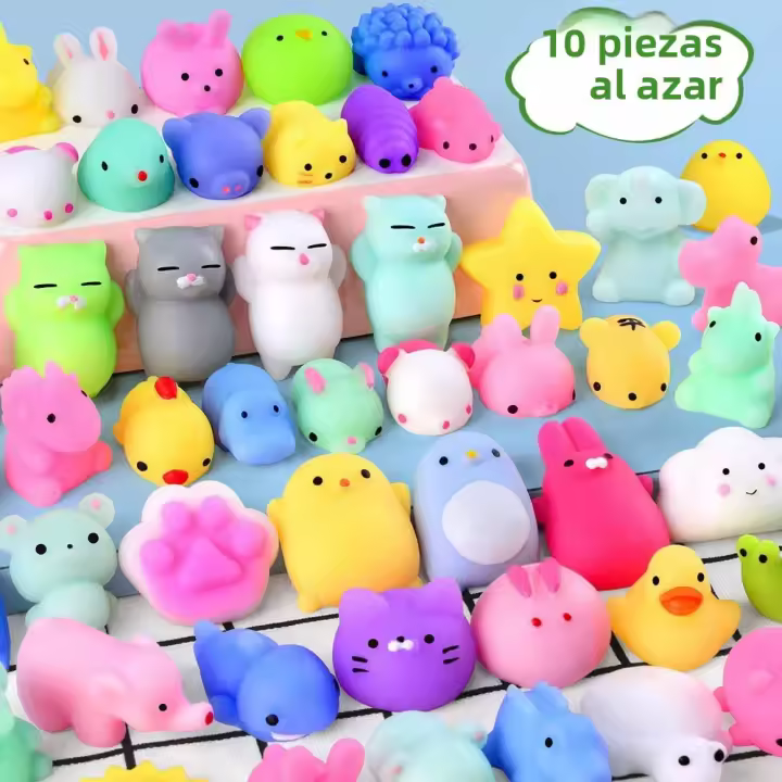 Juguetes Squishy Kawaii De Mochi Para Niños Alivio Del Estrés Bola De Squeeze Para Fiesta Regalos De Cumpleaños Tema Animales Y Naturaleza - 1
