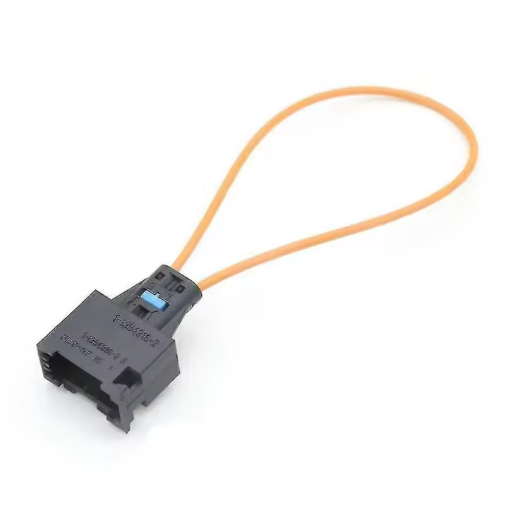 Para El Benz Auto plástico más fibra Óptica Loop Bypass adaptador macho Kit - 1