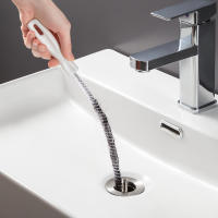 Cepillo De Drenaje Para Baño Y Cocina Limpieza De Tuberías Flexible Eliminador De Obstrucciones De Agujeros Herramienta De Limpieza Eco-amigable - details 3
