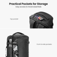 40L Mochara de Viaje,Friendly Mochara de equipo de Mano, Aprobada para el vuelo de embarque de equipo para 15,6-17 "Del Laptop, Resistant to Agua Mochila de fin de semana de Negocios - details 3