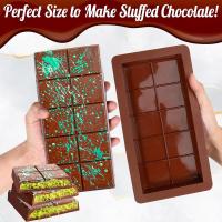 Molde De Chocolate En Barra De Silicona Para Hornear Y Pastelería De Grado Alimenticio Multipropósito Grande Para Cocina Y Repostería - details 5