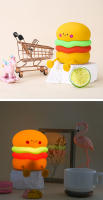 Lámpara De Noche Creativa McMan Burger Pat USB Cargando Regalo De Cumpleaños Para Bebé Luz De Noche Para El Escritorio - details 4