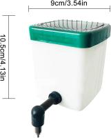 Dispensador de agua para mascotas, colgante acuático para mascotas pequeñas, conejos, hámsters, cobayas, hurones, 500ml - details 0
