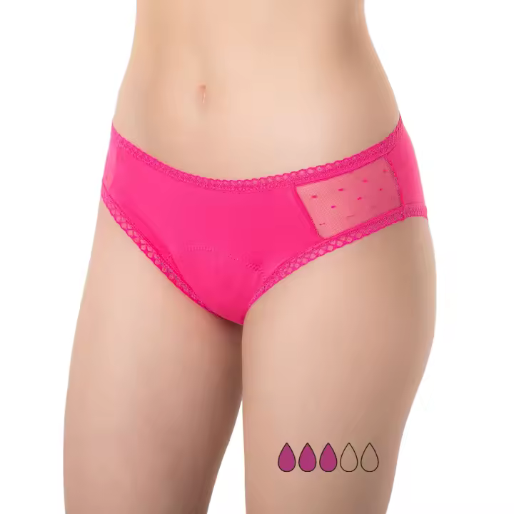 Inca - Braguita Menstrual Ecológica y Reutilizable - Braga Menstrual Flujo Medio - Protección contra Pérdidas de Orina - 95% Algodón - 1