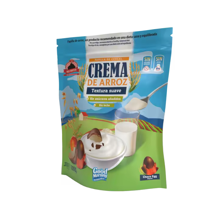 CREMA DE ARROZ (1KG) HUEVO DE CHOCOLATE - Max Protein  Sin azúcares añadidos  Alta calidad - 1