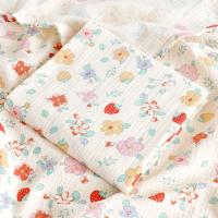 Mullidor De Algodón Para Bebé Con Estampado Floral Tapete De Muselina Para Cuna Y Baño Cubierta De Silla De Paseo Para Recién Nacidos - details 28