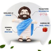 Muñeco De Peluche Jesús Para Bebés Con Música Y Cuatro Niveles De Ajuste Alivio De Respiración Juguete De Compañía Para Dormir Regalos De Navidad Para Niños - details 1
