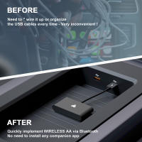 Adaptador De Carplay Inalámbrico Para Android Conexión USB/Type-C Plug And Play Mejora De Carplay Dongle Para Auto - details 3