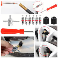 Kit De Herramientas Para Reparación De Neumáticos De Bicicleta Y Coche Herramienta De Extracción De Corazón De Válvula De Neumático Para Automóviles Y Motocicletas - details 3