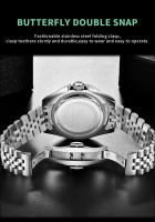Reloj De Cuarzo Para Hombre LIGE Lujo Diamantes Oro Reloj Impermeable Acero Inoxidable Luminoso Reloj De Negocios Para Hombres - details 10
