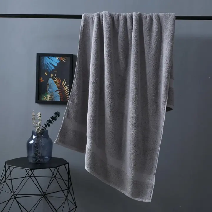 Toalla De Baño De Algodón Suave Y Absorbente Para Adultos Toallas De Playa Y Spa De Hotel Para El Hogar Tamaño Grande Conjunto De Toallas De Baño - 1