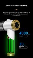 <ALIMT ><ALIMT >🎁</ALIMT></ALIMT>【Detalles para Mamá】Aspirador Portátil para Coche - Mini, Recargable, 9000Pa Succión, Negro, 120W, 7.4V, 300cm Cable, Iluminación Integrada - Ideal para Coche, Hogar y Oficina - details 6