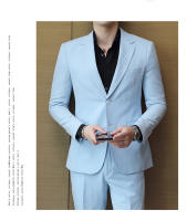 Traje De Boda Casual Para Hombre 2024 Corte Slim Ajustado Dos Botones Moda Boutique Talla S-5XL Polyester Traje Completo De Alta Gama - details 24