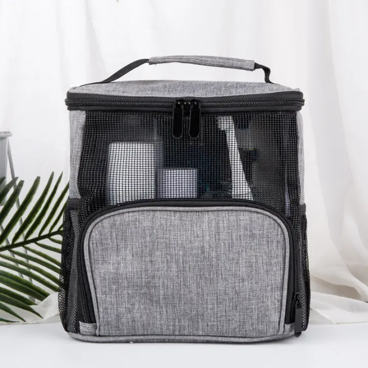 Bolsa de cosméticos de viaje para hombres y mujeres, portátil, colgante, de gran capacidad, bolsa de aseo, bolsa de almacenamiento de baño de viaje - 1