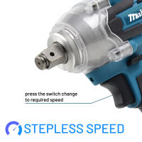 Llave De Impacto Eléctrica Inalámbrica Sin Escobillas Para Batería Makita 21V Herramienta De Taladro De Mano Potente Para Equipo De Renovación - details 1