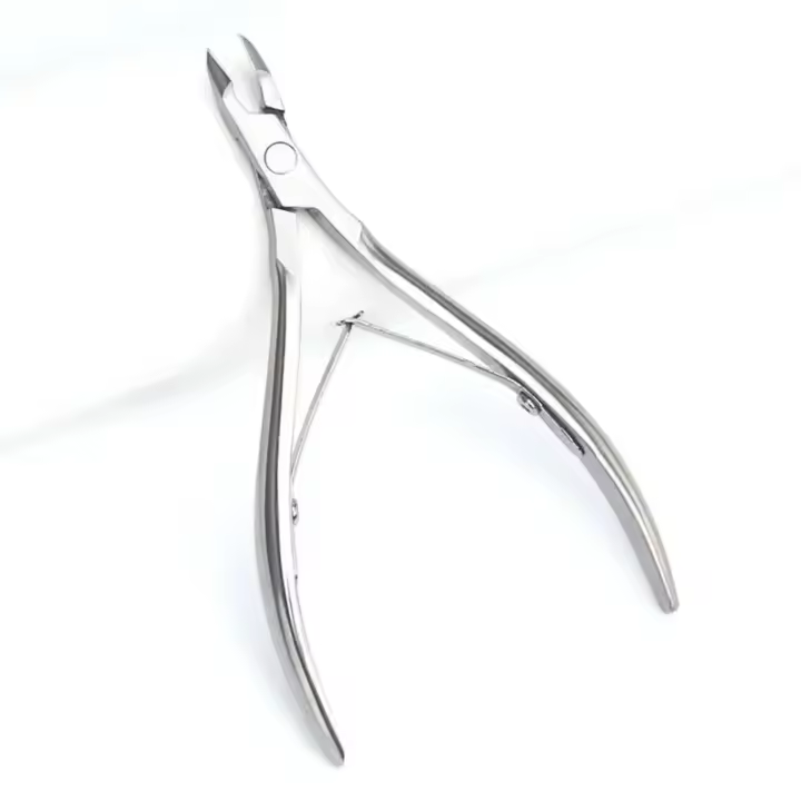 Tijeras De Manicura Profesional De Acero Inoxidable Cortador De Cutícula Para Uñas Y Pies Herramienta De Belleza Para Cuidado De Las Uñas - 1