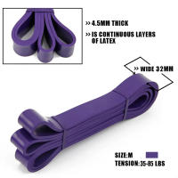 Banda De Resistencia De Látex Para Pilates Y Ejercicios De Fuerza Resistente Auxiliar De Agarre Para Deportes Y Entrenamiento De Fitness Equipo De Elasticidad Para Brazos Piernas Abdomen Y Espalda - details 12