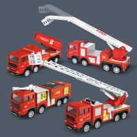 Mini Camión De Bomberos Con Retroalimentación Para Niños Juguete De Vehículos De Ingeniería De Emergencia Conjunto De Camiones De Construcción Regalo Para Niños - details 0