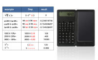 Calculadora Científica Plegable Con Tableta De Escritura LCD De 6 Pulgadas Y Pluma Estilo Digital Para Borrado Botón Y Bloqueo Para Oficina Y Escuela - details 4