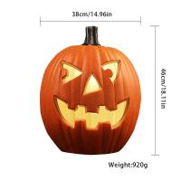 1Pc Decorativo Calabaza Halloween Luces De Lámpara Decoración De Calabaza Para Exterior Estilo Moderno Cerámica Y Enamel - details 4