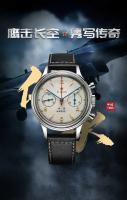 Reloj De Piloto Retro Para Hombre 1963 Reloj Automático 42mm Impermeable Cronógrafo De Cuarzo Vintage Con Correa De Nylon - details 1
