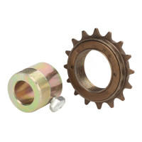 Kit De Adaptador Para Bicicleta De Tres Ruedas Y Motocicleta Freewheel 16T Con Adaptador De 20mm Ligero Fácil Instalación Para Repuesto - details 1