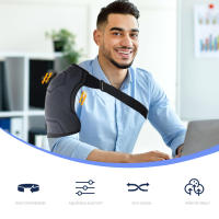 Almohadilla De Alivio De Dolor De Hombro 1Pc Muñequera De Compresión Ajustable Soporte Rotador Para Hombres Y Mujeres Apta Para Ambas Manos - details 7