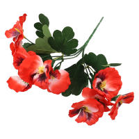 10 Cabezas De Margarita Artificial 26cm Bouquet Para Boda Fiesta Hogar Rama De Flores Artificiales Material COTON - details 9