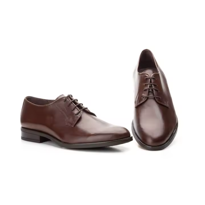 MºGI-9024 Negro -Marron Hecho en España Zapatos Hombre Piel Negro-Marron Cordones Numeración: 39-45 Marca: Ibérico Color: Negro-Marron ZAPATO DE VESTIR MUY ELEGANTE EN DOS COLORES Y CON ATADO DE CORDONERA CALZADO COMODO TODO EN PIEL - 1