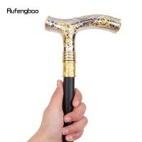 Bastón De Moda Con Relieve De Águila Dorada Y Blanco Punta De Goma Material De Acero Longitud 93cm Para Actividades Al Aire Libre - details 7