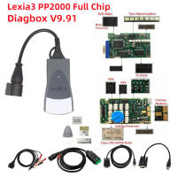 Herramienta de diagnóstico Lexia 3 Diagbox V9.129, Chip completo 921815C, Golden Edge, PSA XS Evolution 7,83 PP2000, Lexia3 para Citroen y Peugeot - details 1